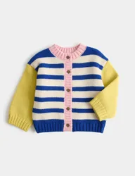 Striped Cardigan (0-5 Yrs) Multi Female