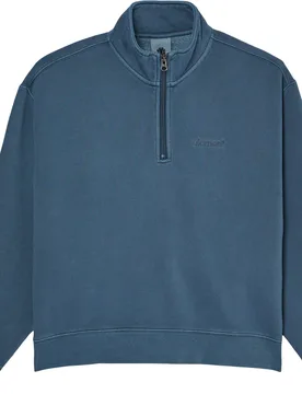 Sweat à col zippé - Lowcase Pigment Quarter Zip Sweatshirt W Dark Slate en Coton - Taille S - Gris - Element - FashionsVida