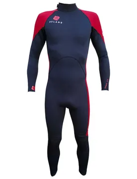 Combinaison Néoprène à Manches Longues Avec Fermeture éclair Dans Le Dos Somo 3.2 Mm Black / Red XS
