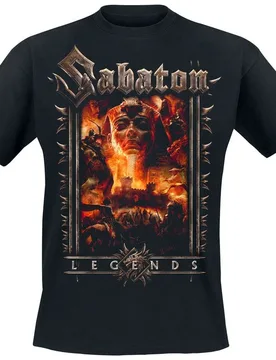 T-Shirt - Legends - S bis 5XL - Größe L - schwarz - Lizenziertes Merchandise! - Unisex - unisex - Sabaton - FashionsVida