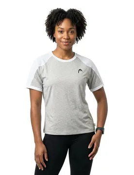 Play Tech Short Sleeve T-shirt Willow Grey M - Head Racket - FashionsVida