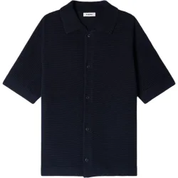 Camisa de hombre oversize efecto yute