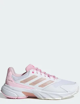 Scarpe da tennis Courtjam Control 3 40 Cloud White / Silver Metallic / Lucid Pink - Adidas - FashionsVida