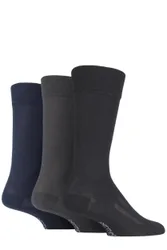 Mens and Women's 3 Pair PermaCool Evaporation Cooling Socks Black / Navy / Charcoal 9-11 Unisex - Multi Coloured - Size: 9-11 Unisex