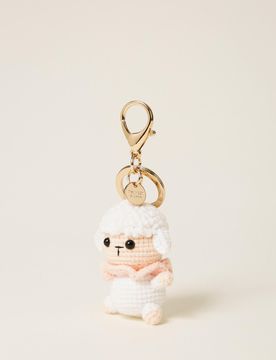 Porte-clés mouton en crochet