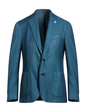 Americana Hombre Verde agua profundo 50 Hombre