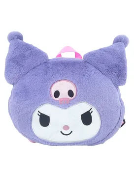 Sac à Dos Sanrio Kuromi Plush Face Multicolor One Size unisex - Hello Kitty - FashionsVida