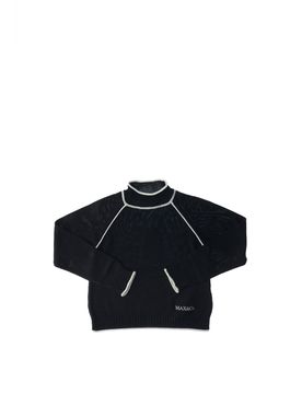 Maglione misto lana NERO 14Y