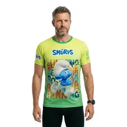 Maglietta A Maniche Corte Smurf Running Multicolour XL