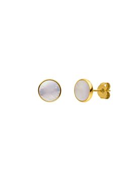 Pendientes 'White Gloss' /