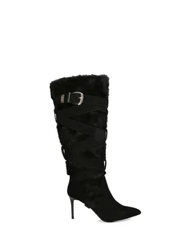 Women's 'Lakefront Black' Boots in Black Size: 3 - Black - Size: 3 - Steve madden - FashionsVida