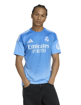Real Madrid Uomo - Maglie/Repliche Blu - Taglia L - Poly Mesh L - Adidas - FashionsVida