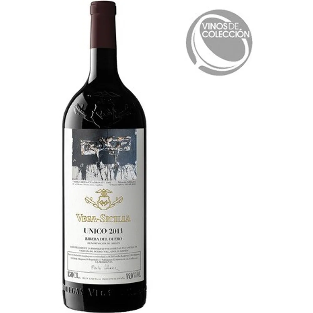 Vino tinto Unico 2011 Ribera del Duero Mágnum - Vega Sicilia - FashionsVida