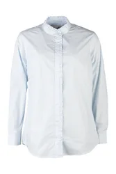 Ivy Womens Oxford Cotton Ruffled Shirt - - Size: 18