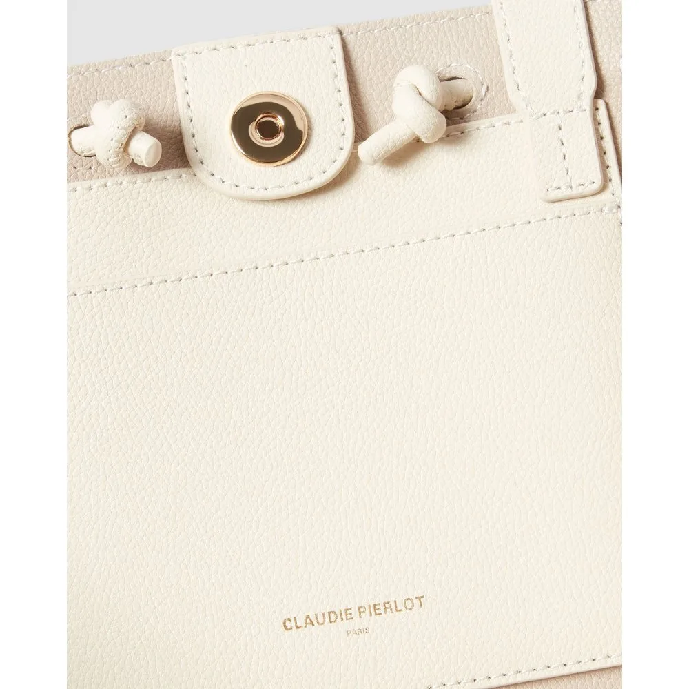 Bolso de hombro shopper reversible de piel granulada con cierre imantado - CLAUDIE PIERLOT - FashionsVida