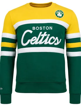 Nba Boston Celtics Head Coach Mens Green Sweater - Size Small - Mitchell & Ness - FashionsVida
