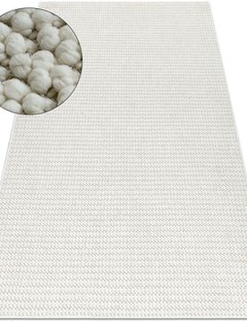Teppiche Teppich Casablanca Loop Weiß Schleife Weich 60x100 Cm 60x100 Cm