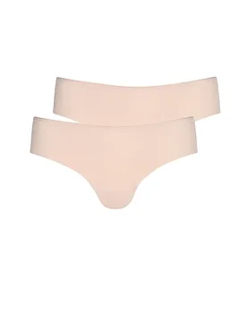 Panty confezione da 2 ADVANTAGE MODAL INVISIBLE beige beige 38 - Skiny - FashionsVida