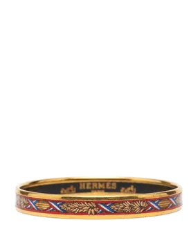 Narrow Liberte Egalite Fraternite Enamel Bangle 65 - Hermès - FashionsVida