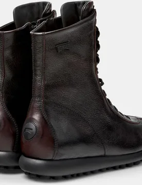 Botines de piel de mujer Peu Serra - Camper - FashionsVida