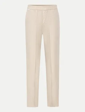 Leinen Jogpants Beige M - 04651/ A trip in a bag - FashionsVida
