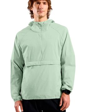 Essential windbreaker chaqueta softshell hombre Verde (L)