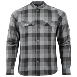 Camicia A Maniche Lunghe Work Grey Check
