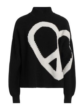 Rollkragenpullover Damen Schwarz S Damen