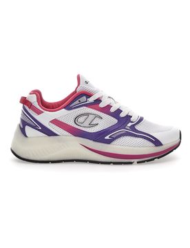 Sneakers Bianche e Viola Con Mesh Vibe 37½