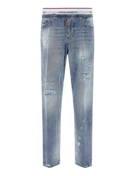 Dsquared2 Jeans da jogging in denim