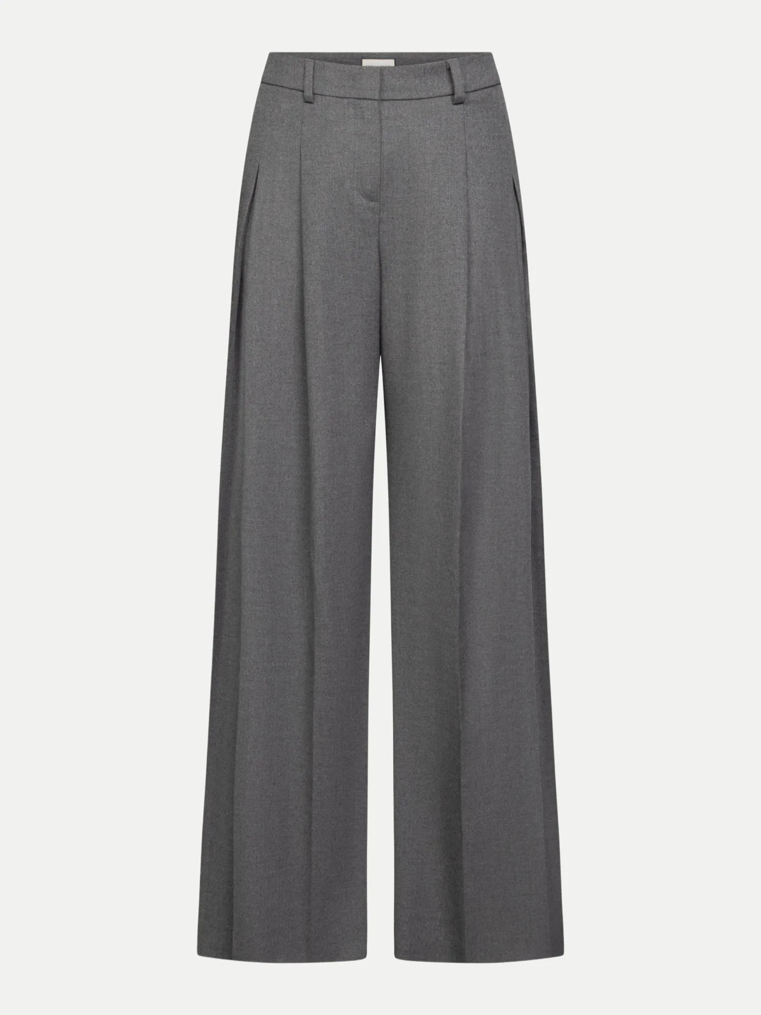 Bundfaltenhose Morsal Grau 36 - Seductive - FashionsVida