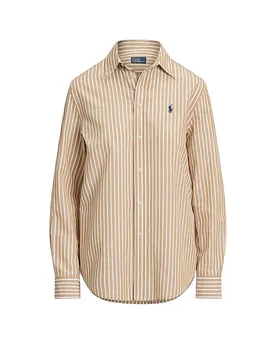 POLO Bluse camel L damen - Ralph Lauren - FashionsVida