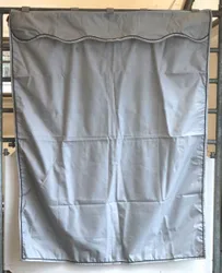 Boxenvorhang plus Kordel, grey