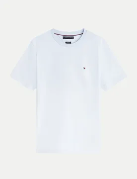 T-Shirt aus Interlock Weiß XL - Tommy hilfiger - FashionsVida