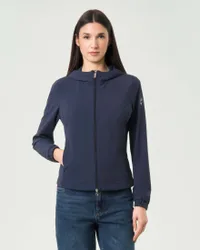 Giacca blu Originals in tessuto tecnico stretch con cappuccio