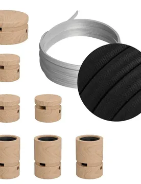 Cables Kit D´éclairage Linear Filé System Cm04 5 M 7 Unités Brown / Black One Size