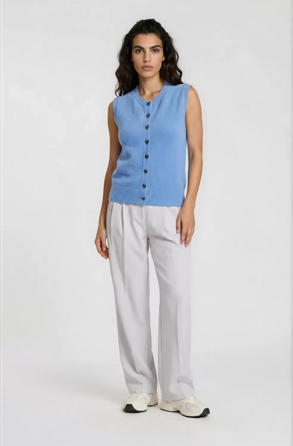 ROUNDNECK VEST CF PLACKET female - XXL - FashionsVida