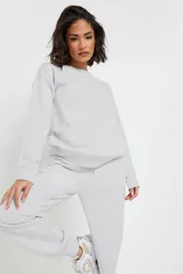 Women's Petite Sweatshirt in Grey Size: 8 - Grey - Size: 8