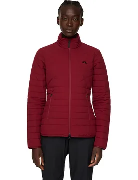 Jacke Marble Quilted, weinrot s - J.lindeberg - FashionsVida