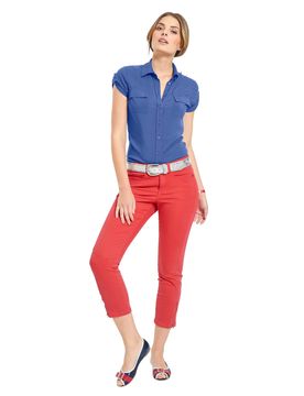 Heine Blusa azul real
