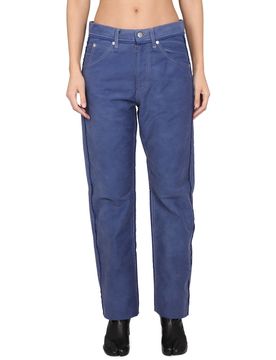 Distressed Jeans Straight Leg