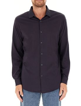 Camicia in cotone BLU NOTTE L