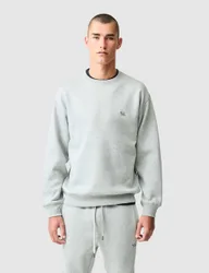 Otago Cotton Rich Crew Neck Sweatshirt Light Grey male