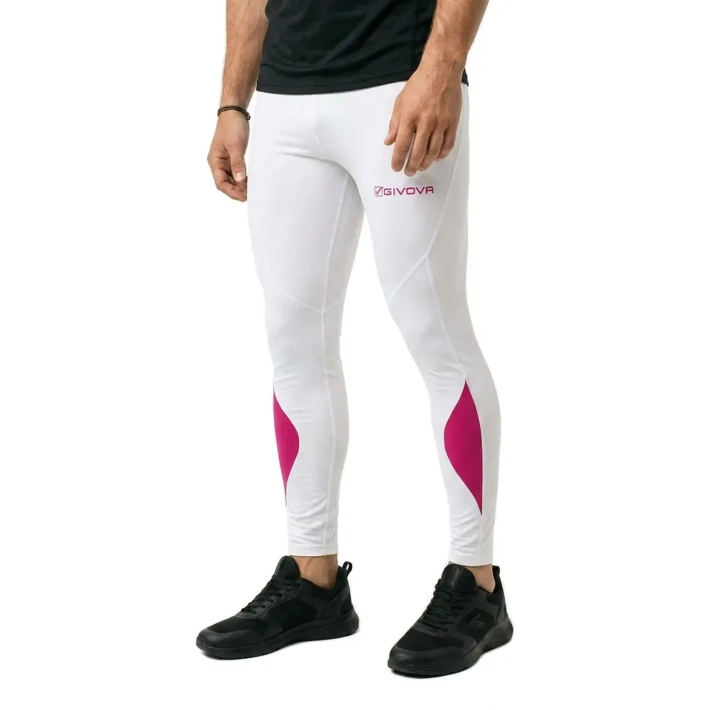 Pantaloni Running White / Fuchsia 2XL - Givova - FashionsVida