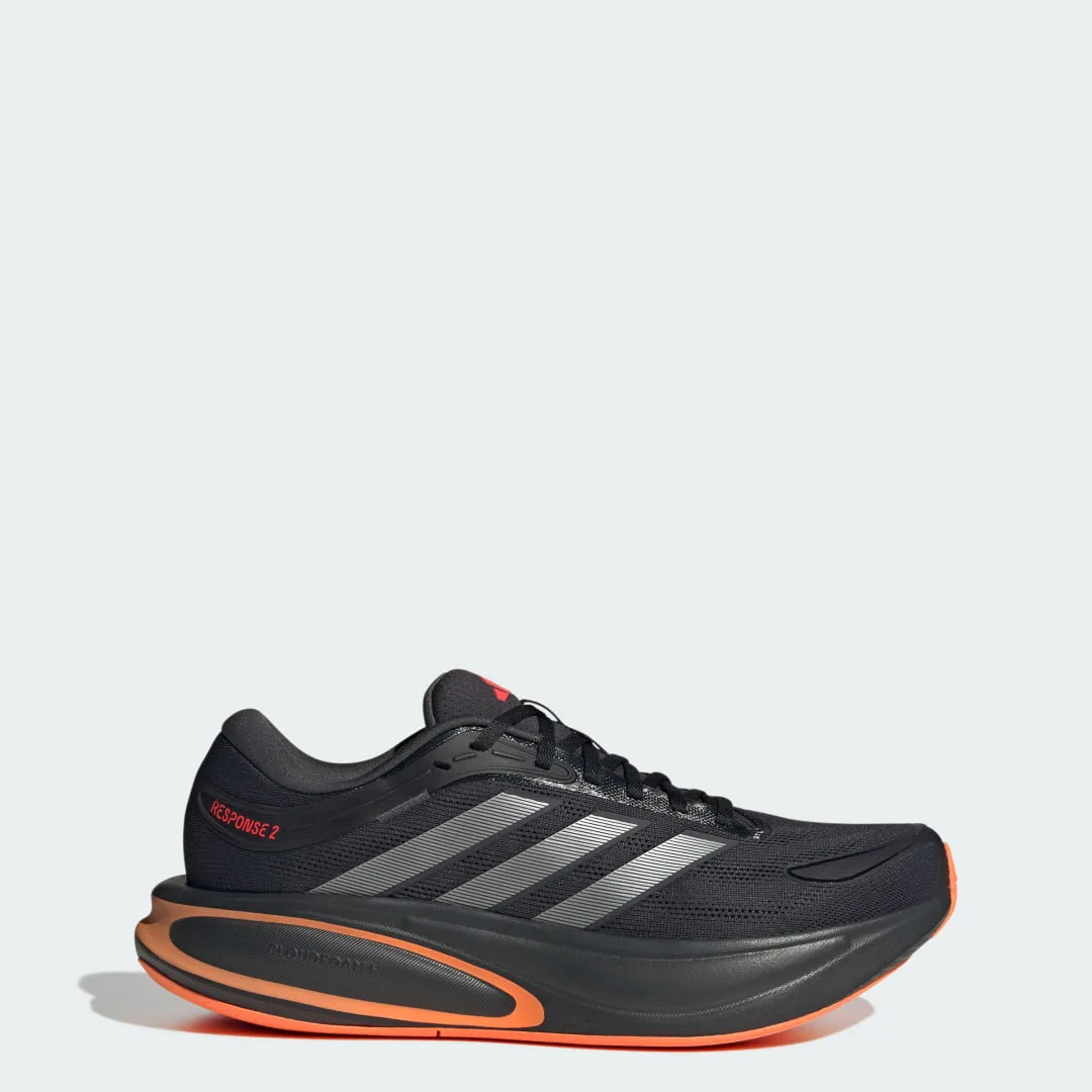 SCARPE DA RUNNING RESPONSE 2 43 1/3 Core Black / Iron Metallic / Carbon - Adidas - FashionsVida