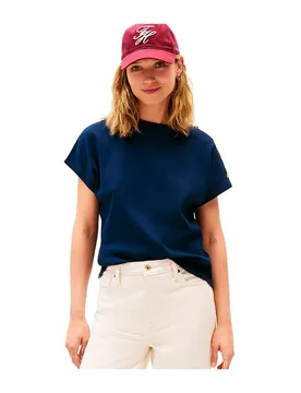 Maglietta A Maniche Corte Ww0ww755 Blue M