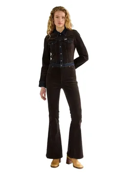 Salopette Montana Coverall Chocolate Torte 26 - Wrangler - FashionsVida