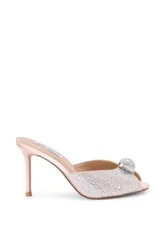 Regalia Champagne' Satin Heels - Pink - Size: 3