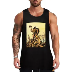 Conan the Barbarian 5 Tank Top training weight vest t-shirts for men Sportswear for men