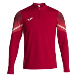 Felpa Con Mezza Zip Elite Xi Red / White 12-14 Anni